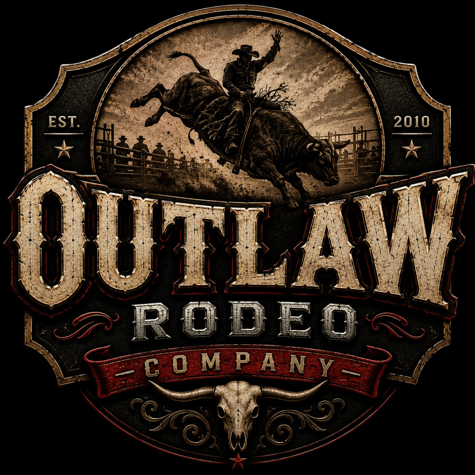 Outlaw Rodeo Emblem